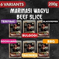 Marinated Wagyu Beef Slice / Daging Wagyu Slice 200gr by Mafia Daging