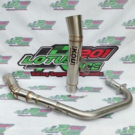 Kou Mahachai super open Spec pipe 51mm for Tmx 125 155 Rusi tc 125 155 Bajaj ct 100 125 Sniper135 Sniper150 Raider 150 carb /fi Euro 125 150 Pinoy 125 150 Canister pipe big elbow AHM Redleo Aun Charama Nueng Navin Nlk Daeng sai4