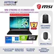 MSI Cyborg 15 C13WEO-420 15.6" FHD Gaming Laptop ( i7-13620H, 16GB, 512GB SSD, RTX5060 8GB, W11 )