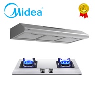 Midea Slim Cooker Hood + Built-In Hob MCH-90F49SS + MGH-8216SS (With Safety Valve) MCH90F49SS + MGH8