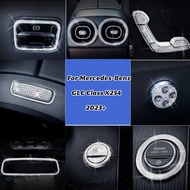 Car Interior Modification Center Console Trim Diamond Cover Crystal Sticker For Mercedes Benz GLC Cl