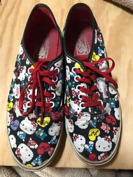 Vans+Hello Kitty 聯名鞋款，男女適穿，男US5.5,女US7