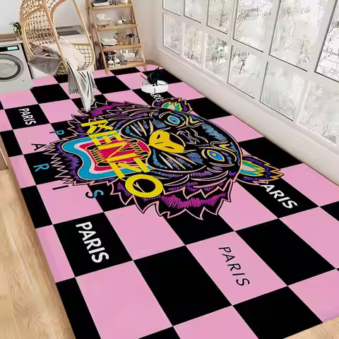 Imprint Tiger K-Kenzo Door Mat Nordic Style Bedroom Living Room Doormat Home Balcony Anti-Slip Alfom
