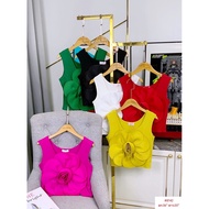 Big Floral Tank Top Sawako Clothes Cottagecore Outfit