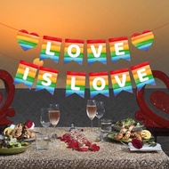 LGBTQ + Parade Rainbow Flag Celebration Birthday Party Wedding Decoration