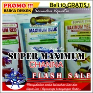 SUPER MAXIMUS Chana Premium Blue Premium Yellow Premium Red Pelet Ikan Chana | Pakan Warna Chana | C