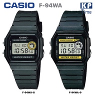 Casio Digital นาฬิกาข้อมือผู้ชาย/ผู้หญิง สายเรซิน รุ่น F-94WA ของแท้ ประกัน CMG