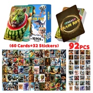 92Pcs Tung Tung Sahur toy lomo card Italian Brainrot photocard with Sticker game mainan gift 三寸小卡