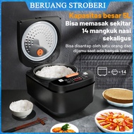 Household Rice Cooker Smart Multifunction Rice Cooker 5 Liter Large Capacity Non-Stick Rice Cooker