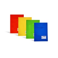 1 Pcs Benefit Plastic Button Folder Pocket Name UprightTAG F4 Folio Bright Color - Horizontal Plasti