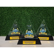 Acrylic Award Trophy with Square Stand "Cheapest Fast Process"