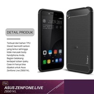 CASE IPAKY CARBON ASUS ZENFONE LIVE ZB501KL / A007 SOFTCASE IPAKY CARBON FIBER EXELLEN - BLACK