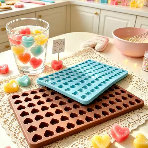 Love Tray Silicone Mold - Whiskey Love Ice Cube Mold, DIY Chocolate Candy Gypsum Resin Artwork, Baki