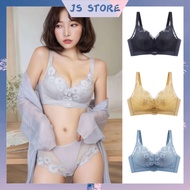 【Ready stock】性感内衣性感内裤Sexy bra and panties women's traceless no steel ring upper support gathered bre