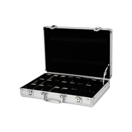 Safe Aluminum alloy watch box 36 position aluminum watch box 24+12 position watch display packaging 