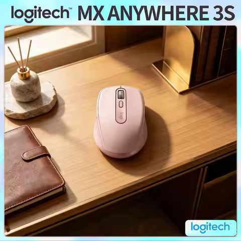 Logitech MX Anywhere 3S Mouse - 8K DPI, MagSpeed Scroll, Silent Click, Multi-Device, Pet Shop & Cat