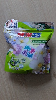 全新威潔33 茉莉花香洗衣珠68粒 Jasmine scent 6-in-1 laundry pods