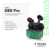 Dmes DE8 Pro Wireless Earphone Bluetooth with Stereo Gaming 5.3 Bluetooth Earbud | Music Playtime 7H