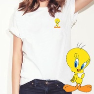 Ready Stock! <TWEETY BIRD> 100% Cotton Unisex Short Sleeve T-shirt