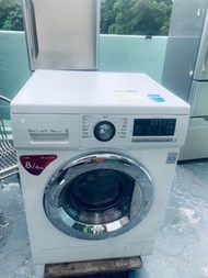 洗衣機 有烘乾功能 LG 大容量 直驅式變頻摩打 可櫃底/嵌入式安裝 WF-CN1408mw 二手電器 #清倉大減價 #最新款 #香港二手 #二手洗衣機 #二手雪櫃 #搬屋