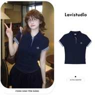 POLO BABYTEE Shirt with Collar for a Feminine Figure Lavi Studio/ BUTTER Polo Shirt Women Polo T Shi