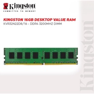 Kingston 16GB DDR4 3200MHz CL22 1Rx8 Non-ECC 288-pin UDIMM Desktop PC RAM (PC4-3200 KVR32N22S8/16)