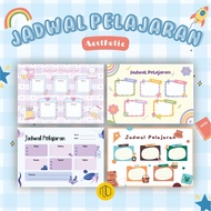 Lesson Schedule Poster - Children's Lesson Schedule School Poster 4 - Weekly Planner | Sunday School
