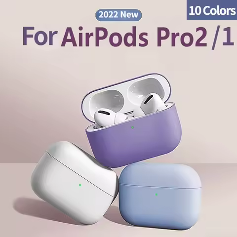 For Airpods Pro2 1 Gen Case Silicone Cover Wireless Bluetooth For Apple Airpods Pro 2 1 Cover Earpho