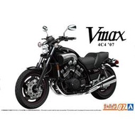 25年5月再販【玩具柑仔店】青島 AOSHIMA 1/12 YAMAHA 4C4 Vmax '07 機車模型 組裝