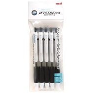 Direct from Japan 5 pcs Jetstream Ballpoint pen 0.5mm Black Mitsubishi Pencil Jetstream Refill Sxr-5
