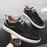 Men Shoes Spring 2025 Breathable Shoes All-Match Sneakers Fashion Canvas Shoes Men Thick-Soled Casua