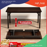 【NO Installation】 Folding Table Computer Table Foldable Banquet Table Buffet Folding Table Dining Ta