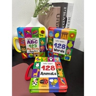 Mini Toddler Baby Children First Book Let's Learn 128 Animals ABC 123 My Body and Many More Jawi  En