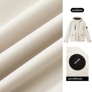 gxg.jeans | แจ็คเก็ตขนเป็ดสีเบจอุ่น แบบมีฮู้ด