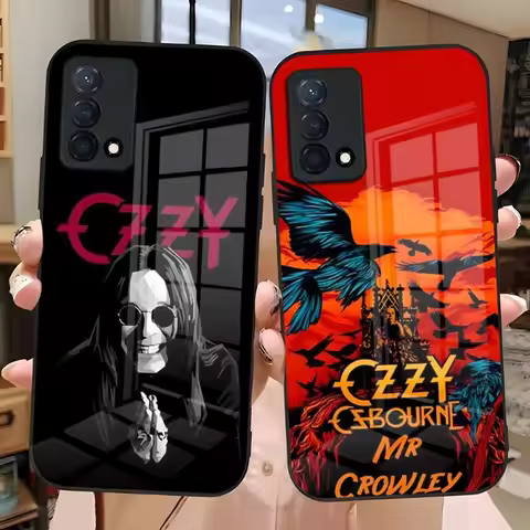 Rock Band Ozzy Osbourne Phone Case Tempered Glass For Oppo Find X3 X5 Pro Reno 6 4 7 A55 A15 A57 A54