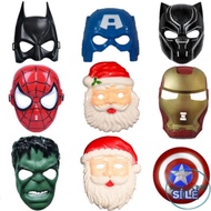 Halloween superhero masks: Spider-Man, Hulk, Batman, Captain America - Unique costume accessories
