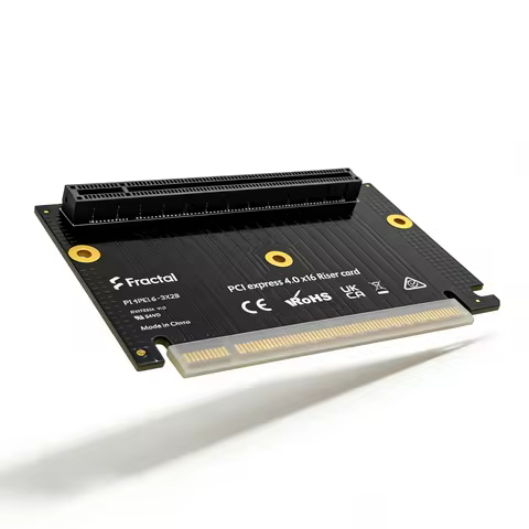 PCIe 4.0 X16 Riser Card PI4PEL6-3X2B | 90° Adapter for ITX/Small Form Factor Cases