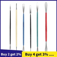 6 PCS Clay Sculpting Tools,  Pottery Tools, 6.1 Inches Stainless Steel Pottery Carving Set