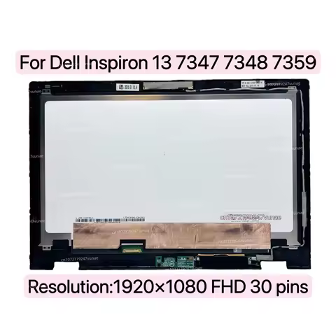 For Dell Inspiron 13 7000 7347 7348 7359 P57G Touch Screen Digitizer LCD Assembly LTN133HL03-201 LP1