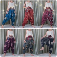 Hmong Pants Hill Tribe Elastic Legs Suitable For Both Men And Women. Cotton