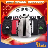 Adidas 3 Stripes Fashion Laptop School Travel Backpack Bag
