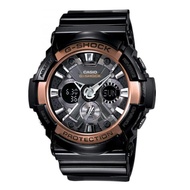 Casio G-Shock Black Rose Gold XL Analog Digital Sports Men's Watch GA-200RG-1A