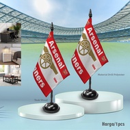 Nazhifa Printing - Arsenal Table Flag Table Decoration/, Football Club, Wood and Velvet Fabric Size 