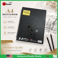 A4 Sketch Book 200gsm 30 Sheets Wire-O Binding (S-7313)