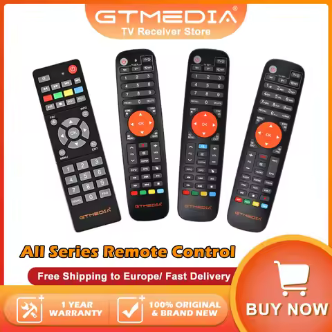 GTMEDIA Remote control, Support V7, V8, V9, GT, IFIRE Series V8X V8 UHD V9 PRIME V7 PRO V7TT GTCOMBO