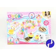 Kids Toys Birthday Cake DIY Fruit Cake Large 54 Pcs Cake 889-23A Cake Cut Birthday Cake DIY Educatio