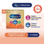 [Bundle of 8] Enfagrow A+ Step 3 (1Y+) Vanilla Milk Formula Powder (2.32kg x 8) [Exp 27 Mar 2027 &/ 