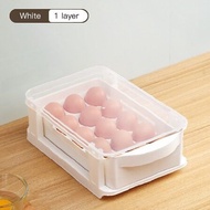 【GW】Multi-Layer Egg Storage Box Container 15-30 grid egg box egg storage Box Eggs Dispensers Egg Sto