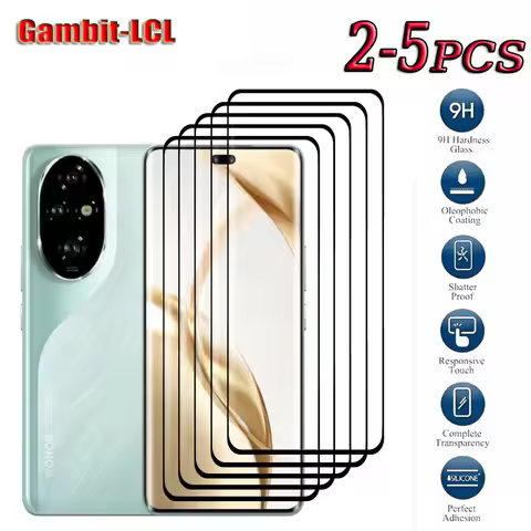 2-5PCS 3D 9H HD Curved Edge Tempered Glass For Honor 200 Pro 6.78" Honor200Pro Honor200 200Pro Scree