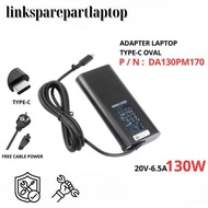 Laptop Adapter 130W USB/Type-C Charger Del XPS 15 9500 9570 9575 17 9700 DA130PM170